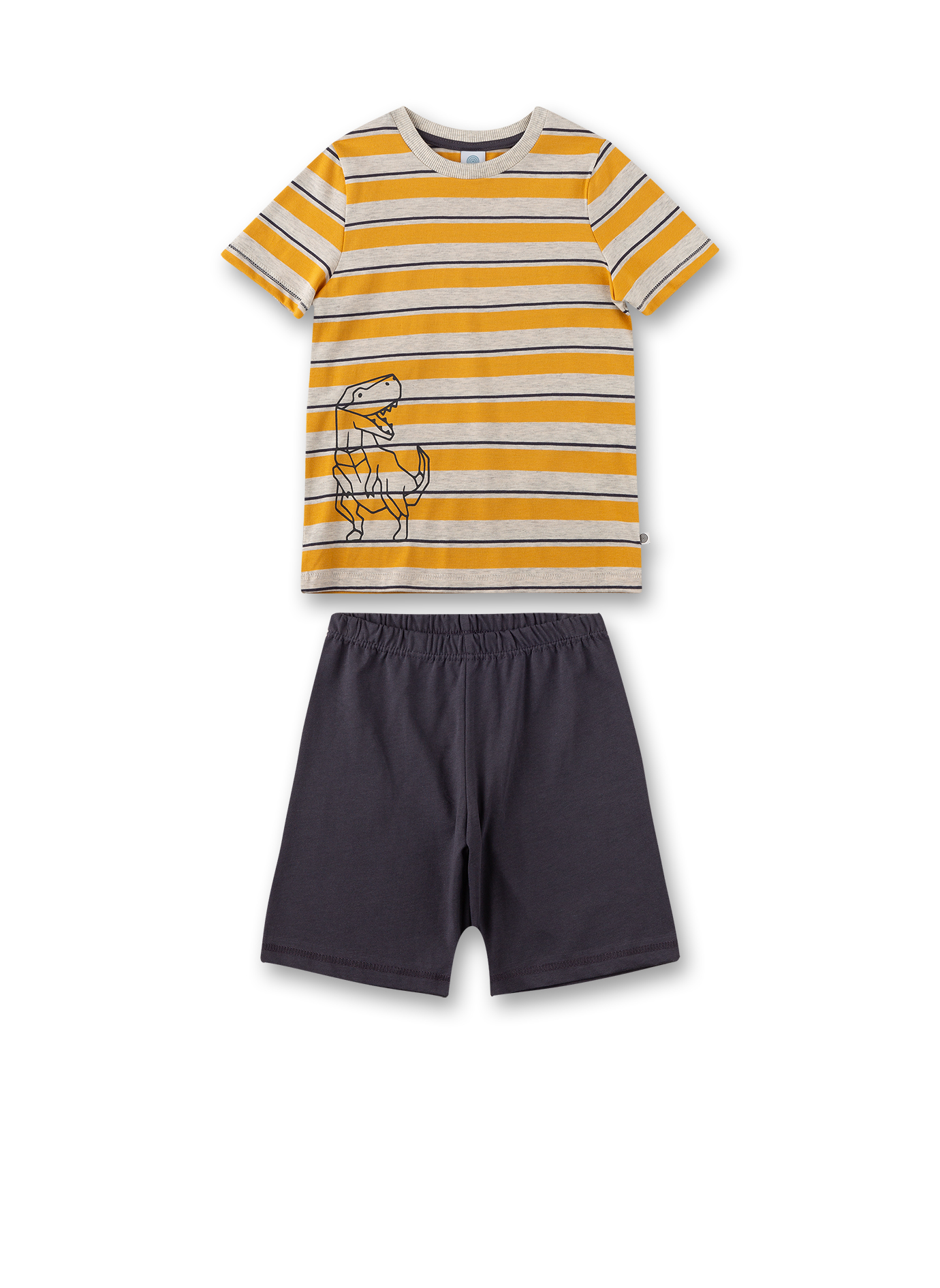 Jungen-Schlafanzug kurz Gelb