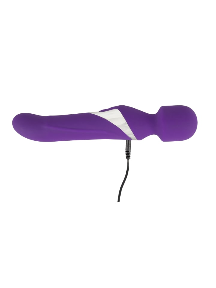 Javida Massagestab Wand & Pearl Vibrator in lila günstig kaufen 24 cm