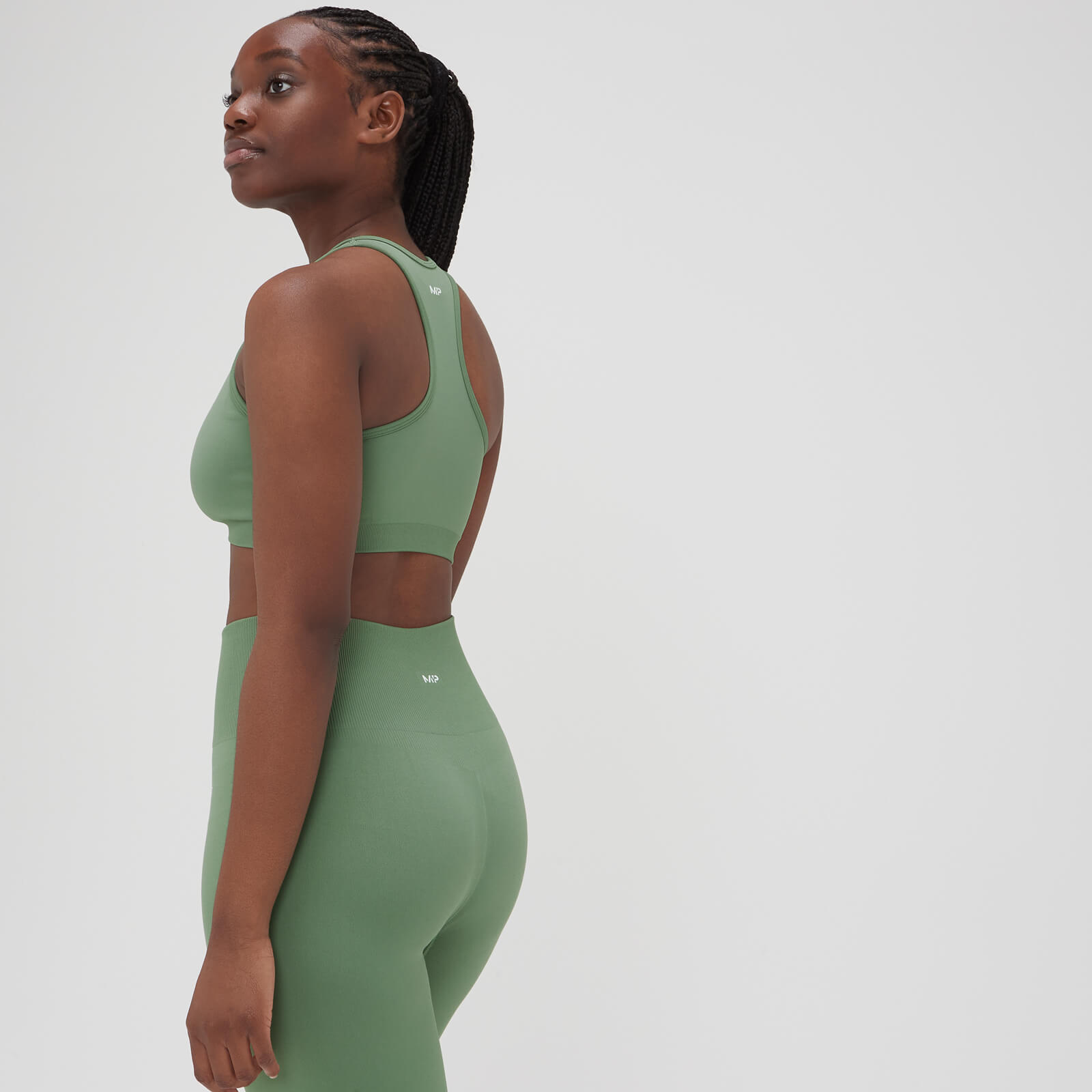 Brassière sans coutures délavée MP pour femmes – Jade délavé