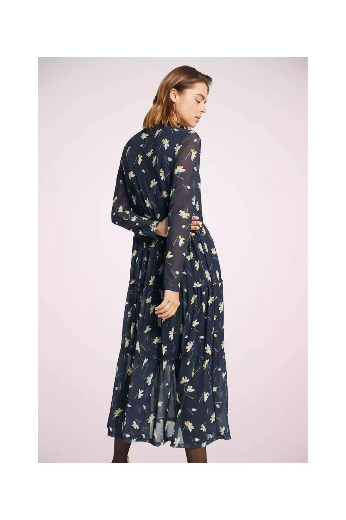 Tom Tailor Robes Longues Femme couleur bleu