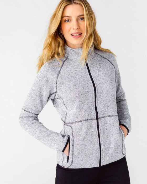 Gilet zippé en molleton