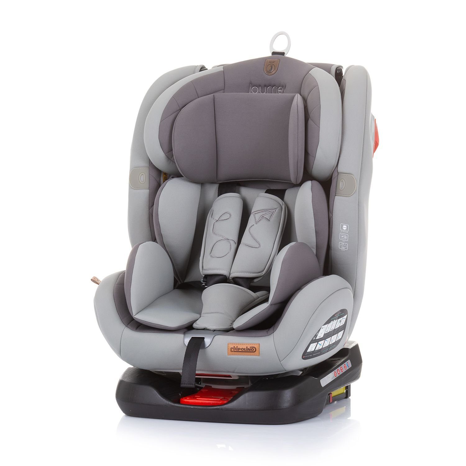 Chipolino Autokindersitz Kindersitz Journey Gruppe 0+/1/2/3, bis: 36 kg, (0 - 36 kg), Isofix, Top Tether