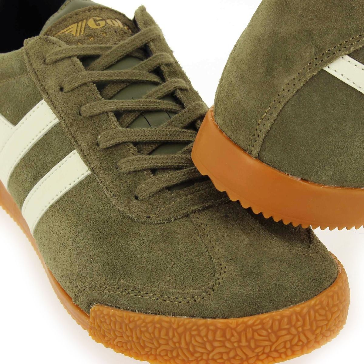 Gola  HARRIER GOLA CMA192 - Kaki Blanc