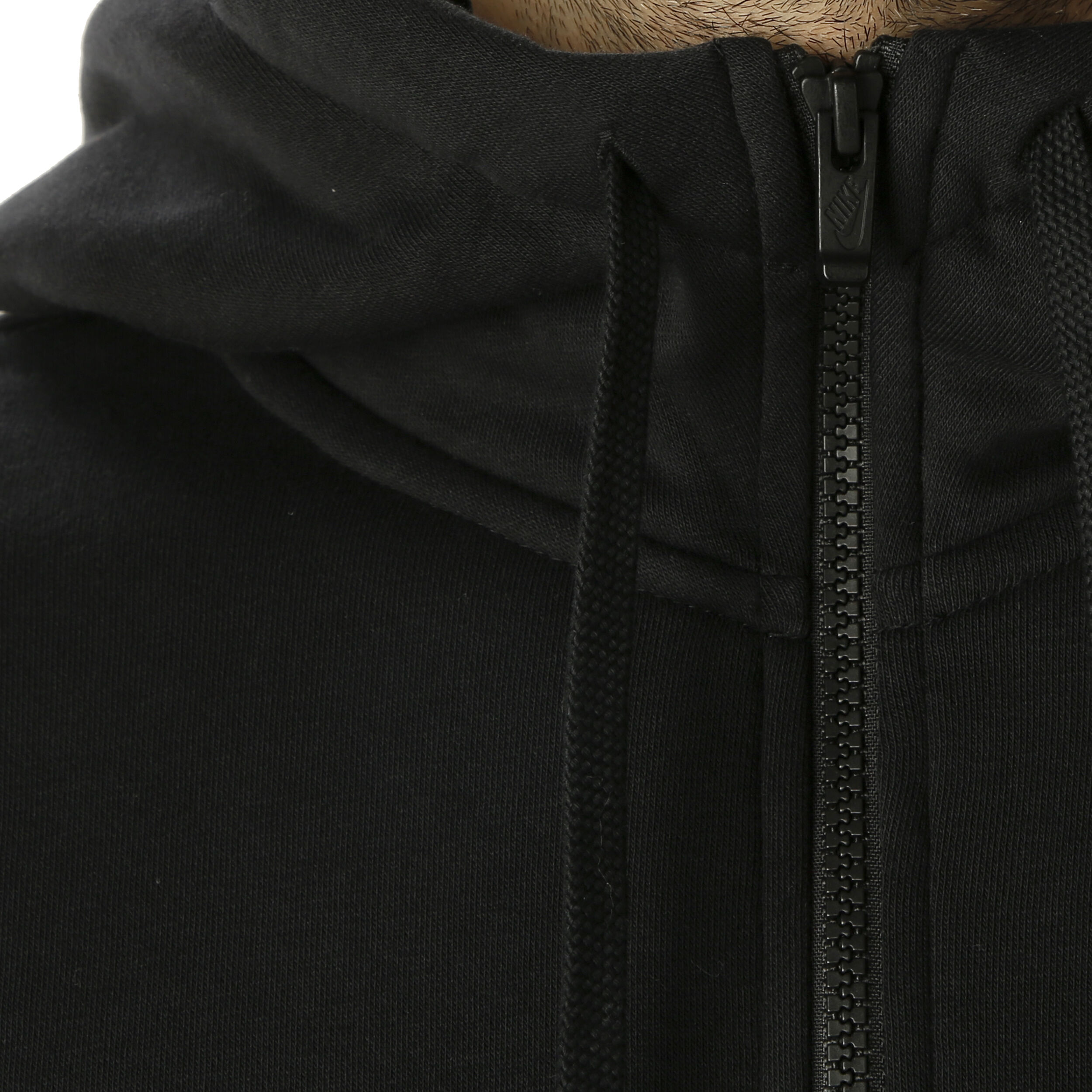 Sportswear Club Sweatjacke Herren - Schwarz, Weiß