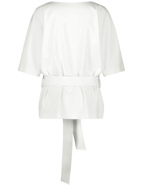 Bluse mit Bindegürtel