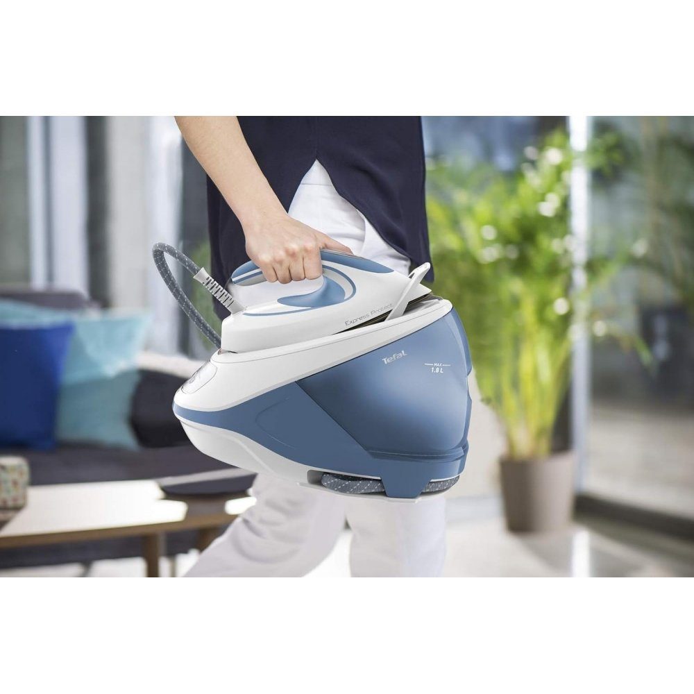 Tefal Dampfbügelstation SV9202 Express Protect - Dampfbügelstation - weiß/hellblau