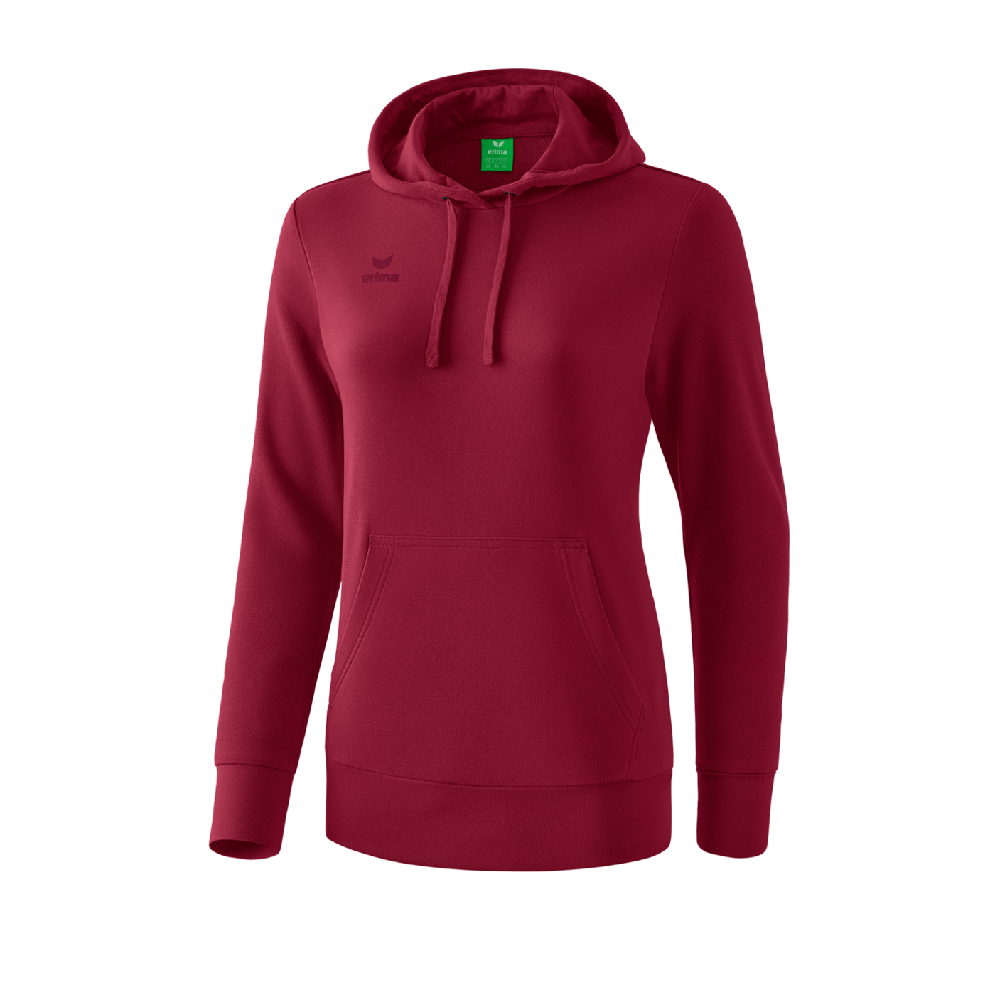 Erima Basic Hoody Damen Dunkelrot
