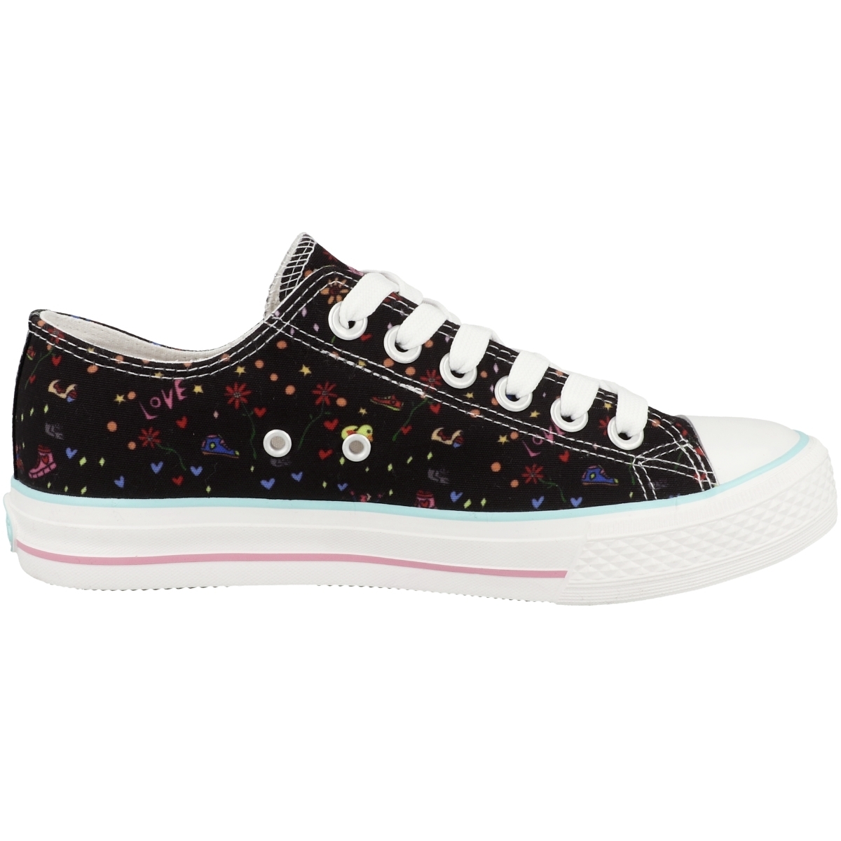 Dockers by Gerli 38AY696 X Art Limited Edition Sneaker Low schwarz