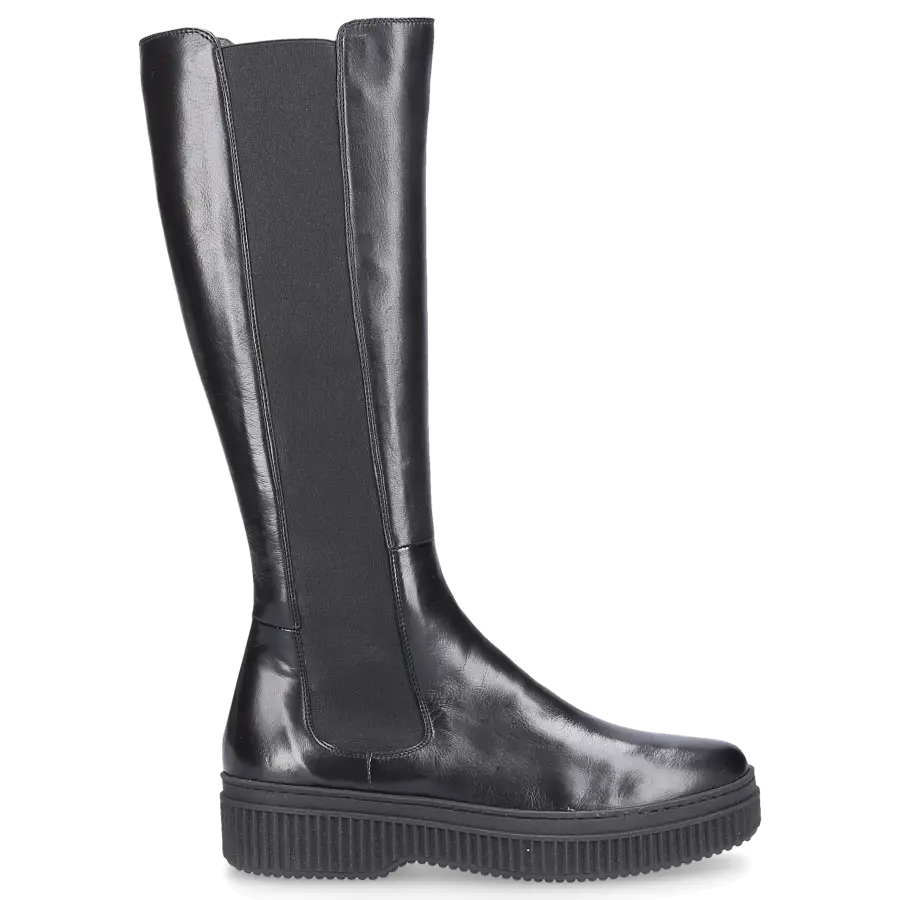 EN AVANT - Stiefel 117-06 Glattleder schwarz - schwarz
