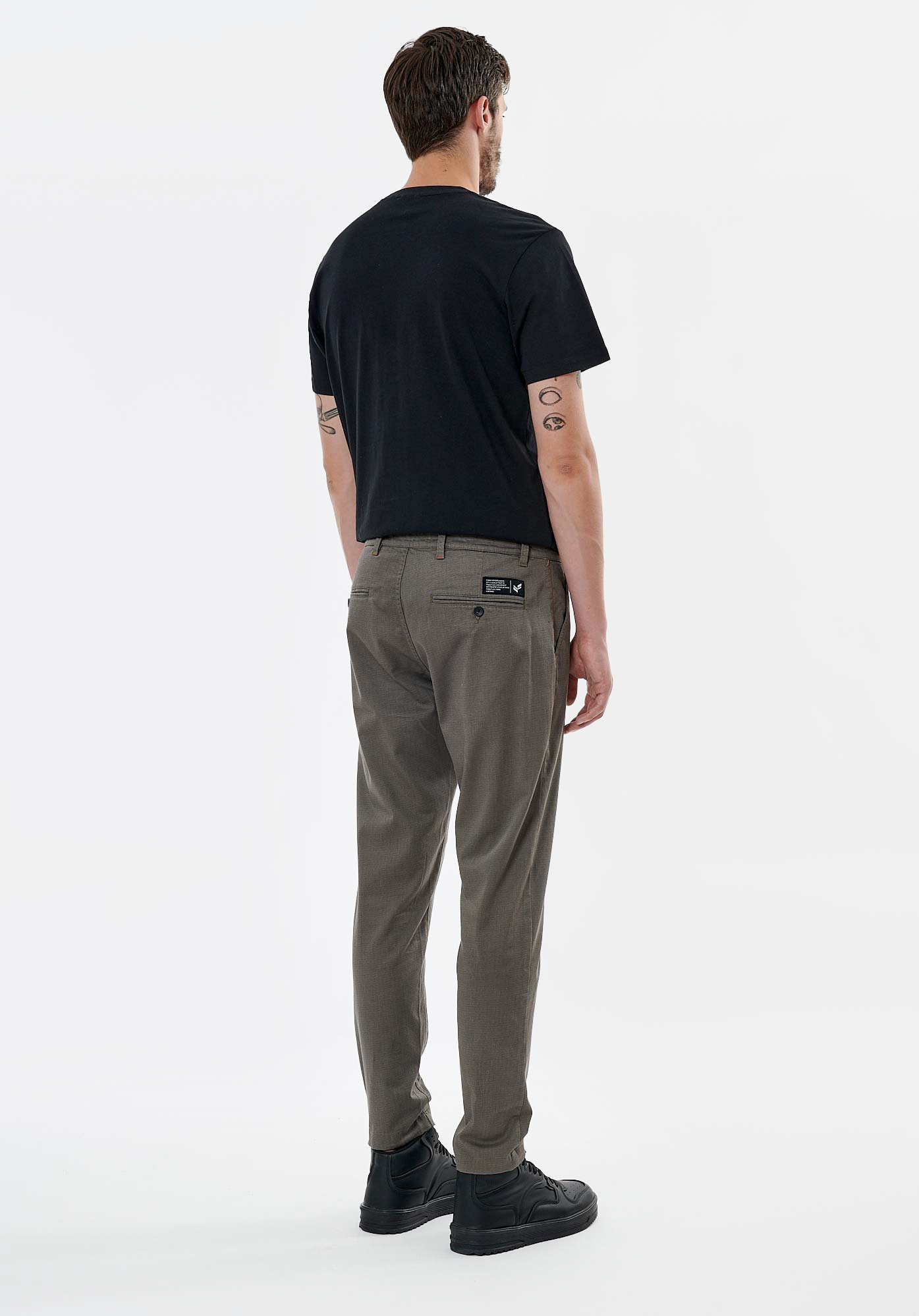 CRUSH  Pantalon slim gris homme