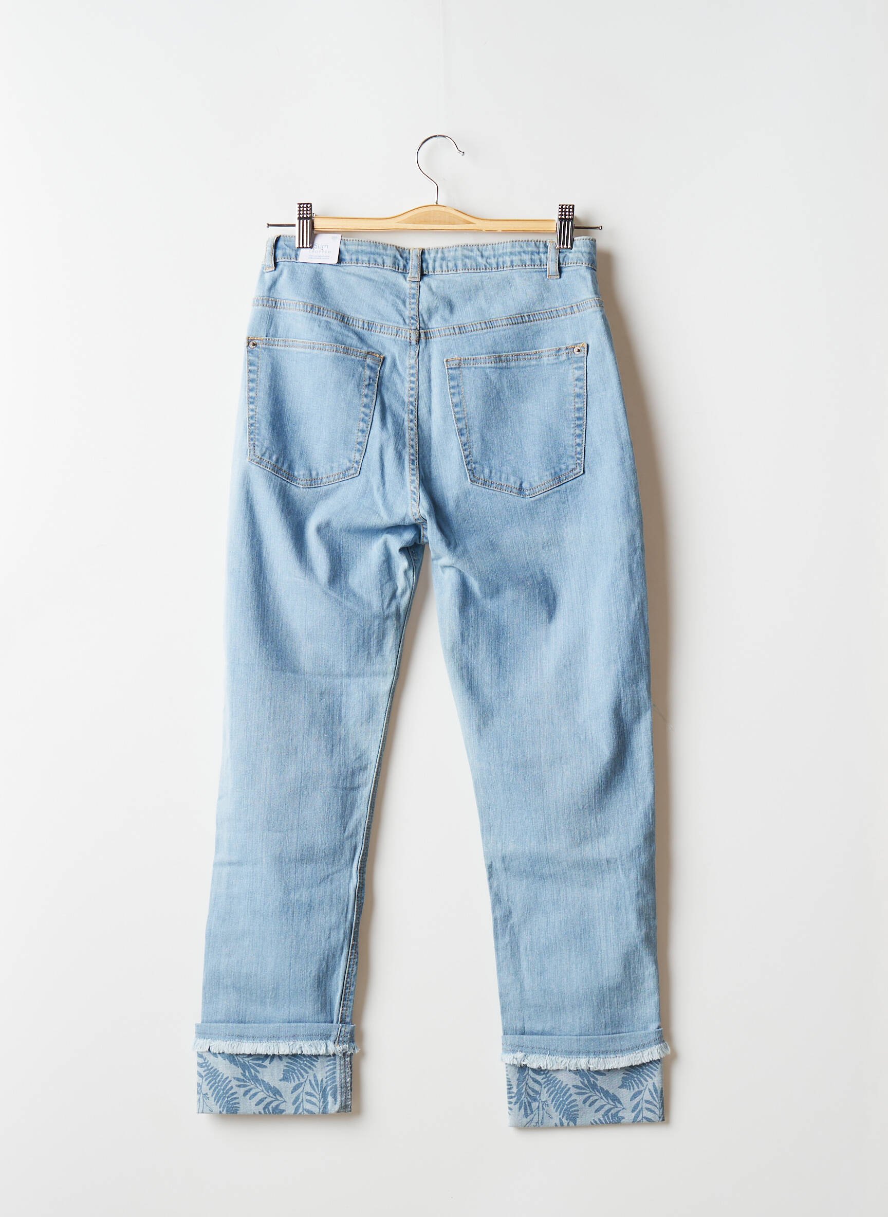 Mayoral Jeans Coupe Slim Fille couleur bleu