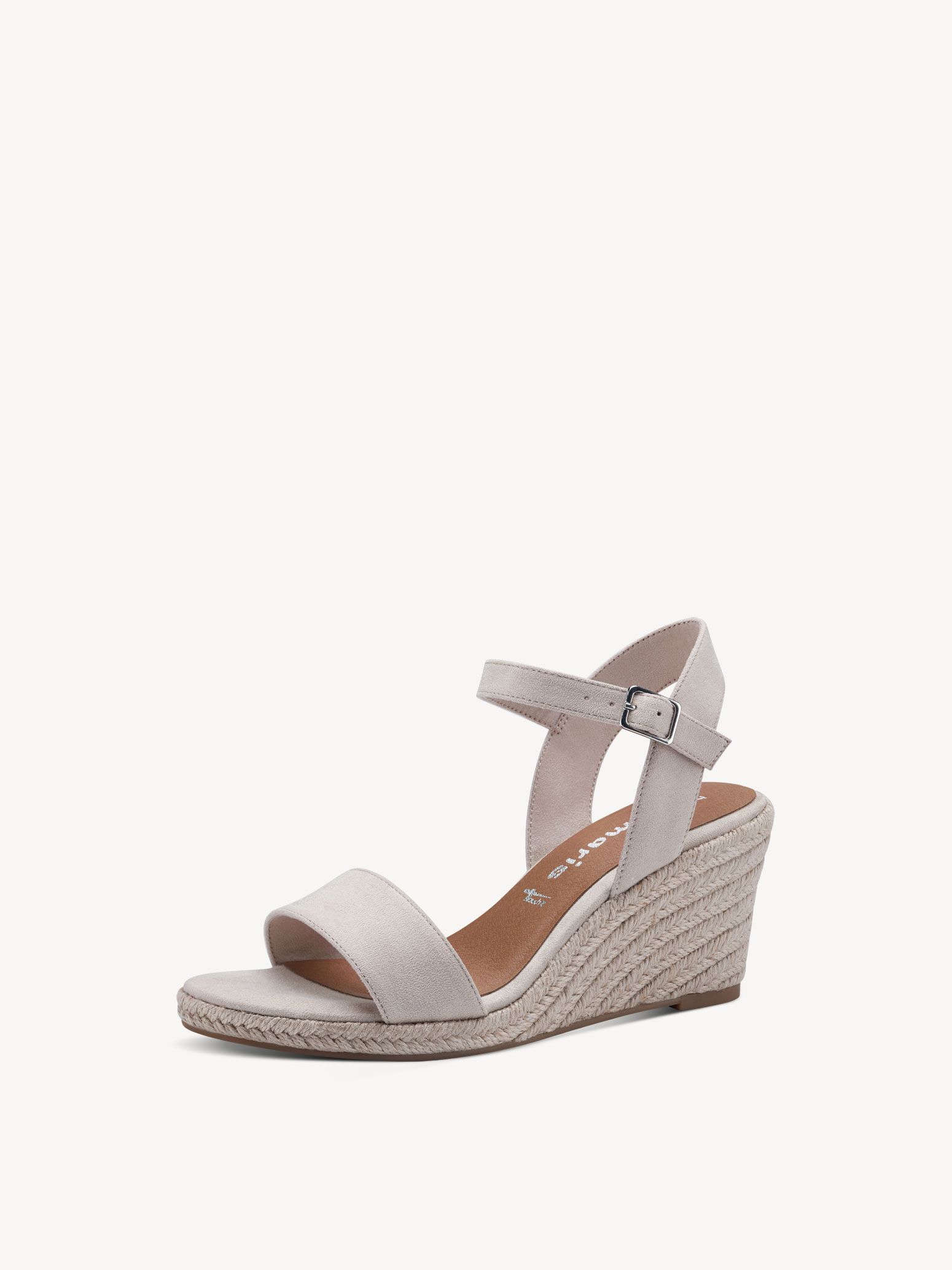 Sandale à talon - beige