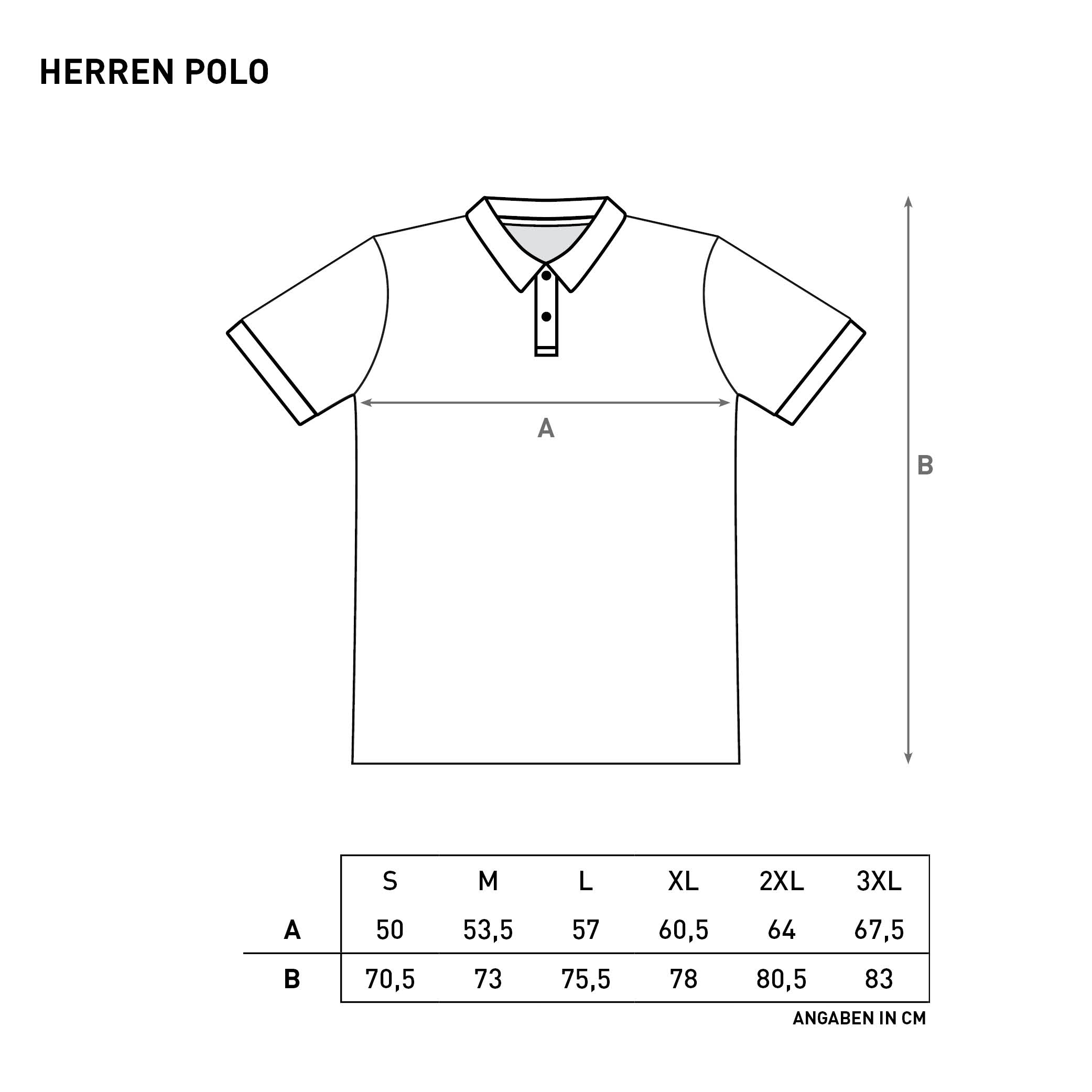 Poloshirt Lederpatch schwarz