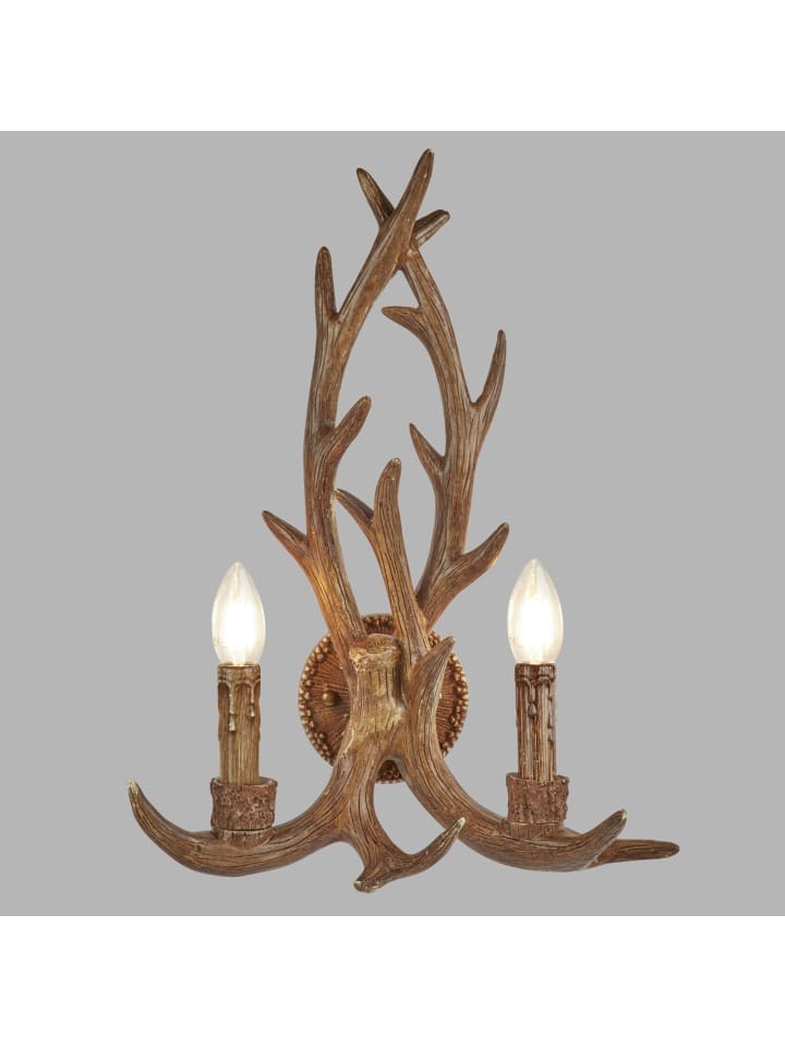 Licht-Erlebnisse Wandlampe in Braun günstig kaufen onesize