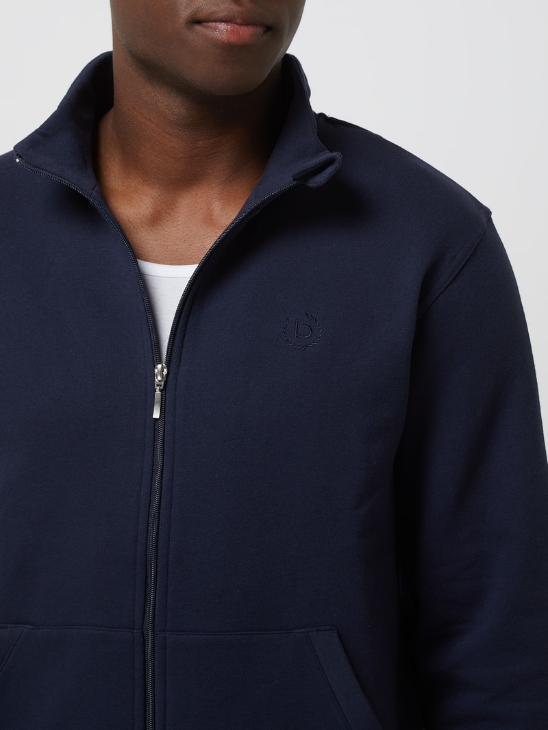 Sweatjacke und Lounge-Hose im Set in dunkelblau
