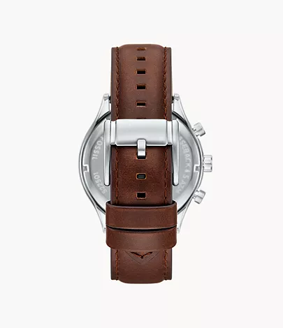 Fossil Outlet Uhr Fenmore Multifunktionswerk Leder braun