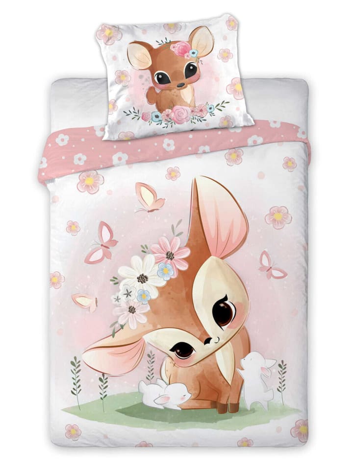 Faro Tekstylia Bettwäsche Cuddles in weiß günstig kaufen onesize