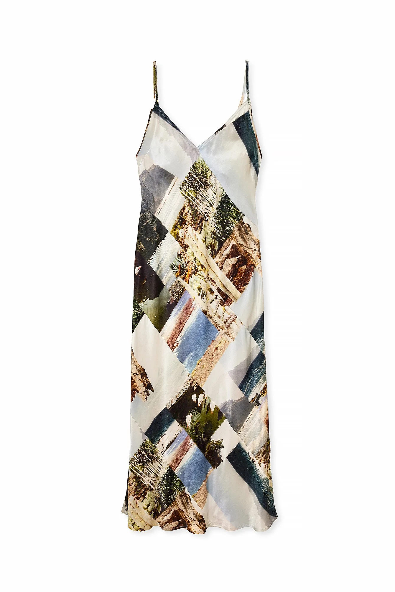 Midikleid mit Fotocollage