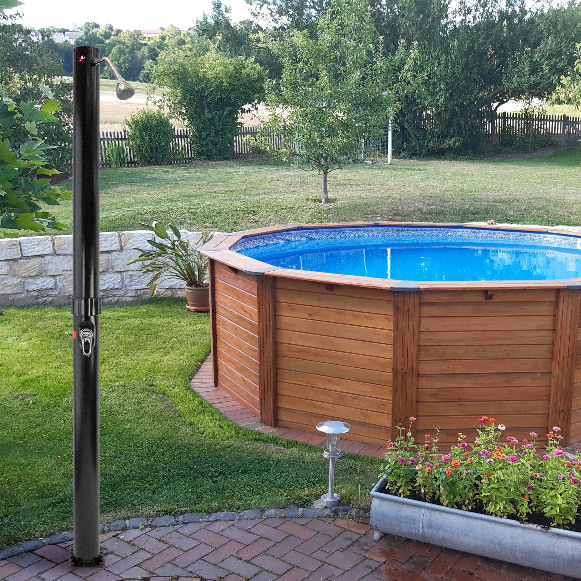 Planet Pool Solardusche Solardusche 20l 2-teilig (Komplett-Set)
