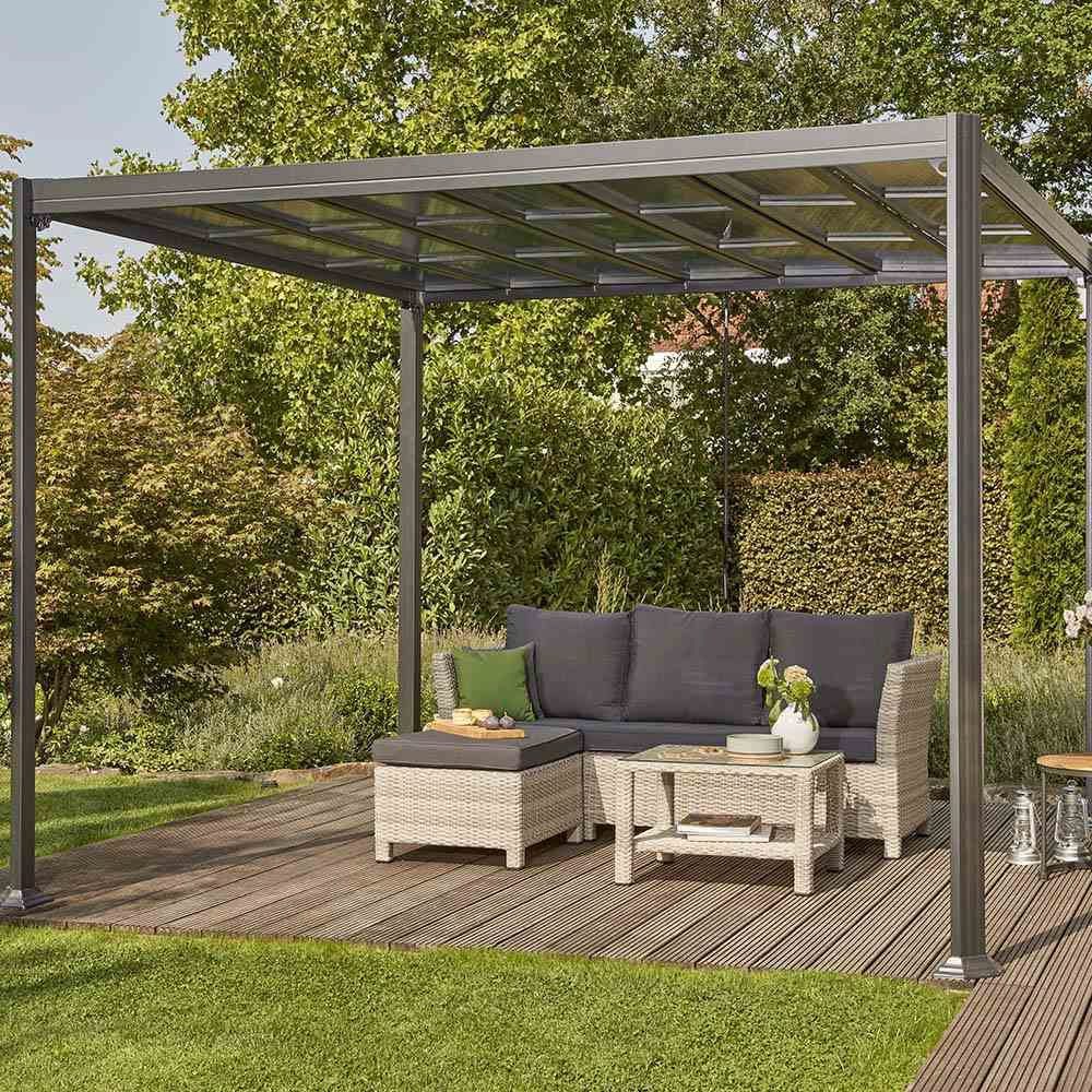 Siena Garden Gartenmöbel-Schutzhülle Siena Garden Florenz Pavillon Aluminium 300x300 cm (1)