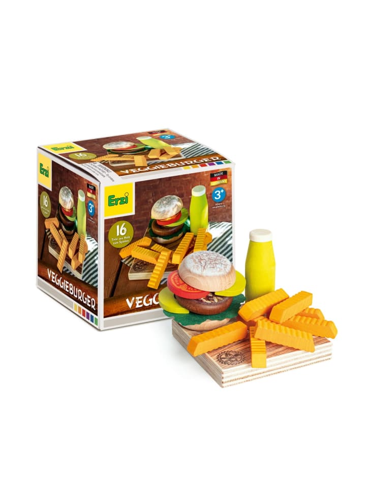 Erzi 16tlg. Set: Veggieburger Set in bunt günstig kaufen onesize