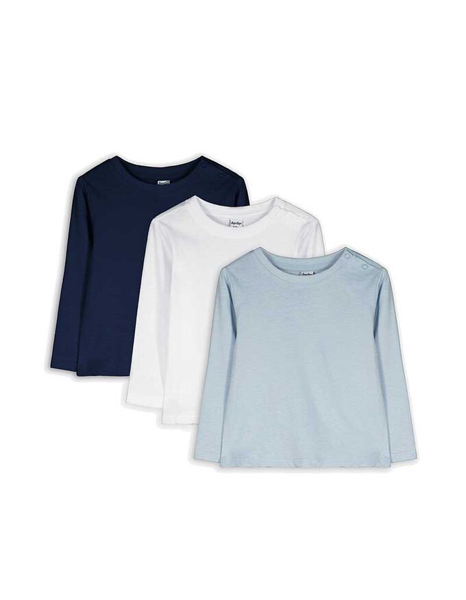 Langarmshirt - 3er-Pack