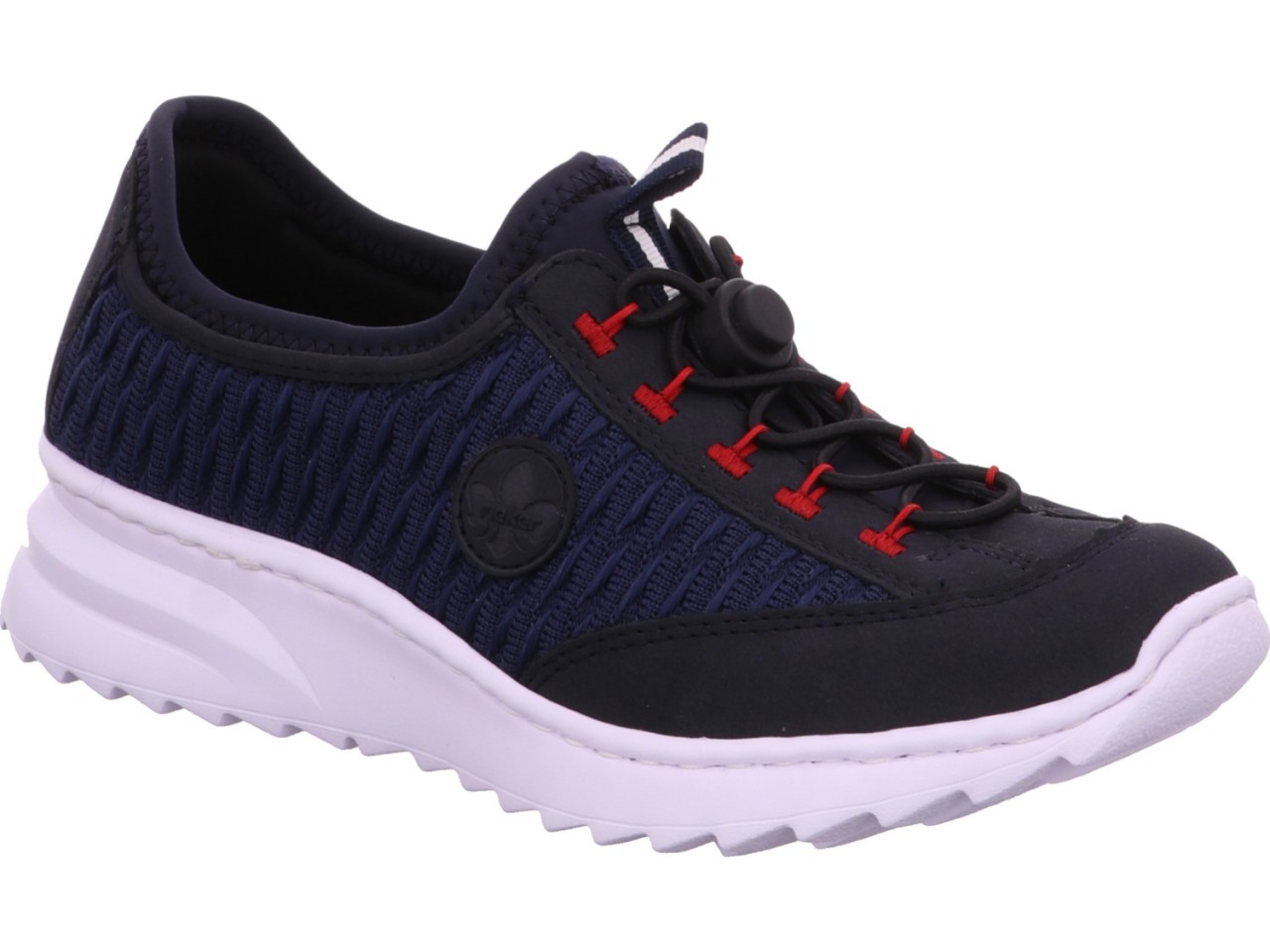 RIEKER Sportliche Slipper blau