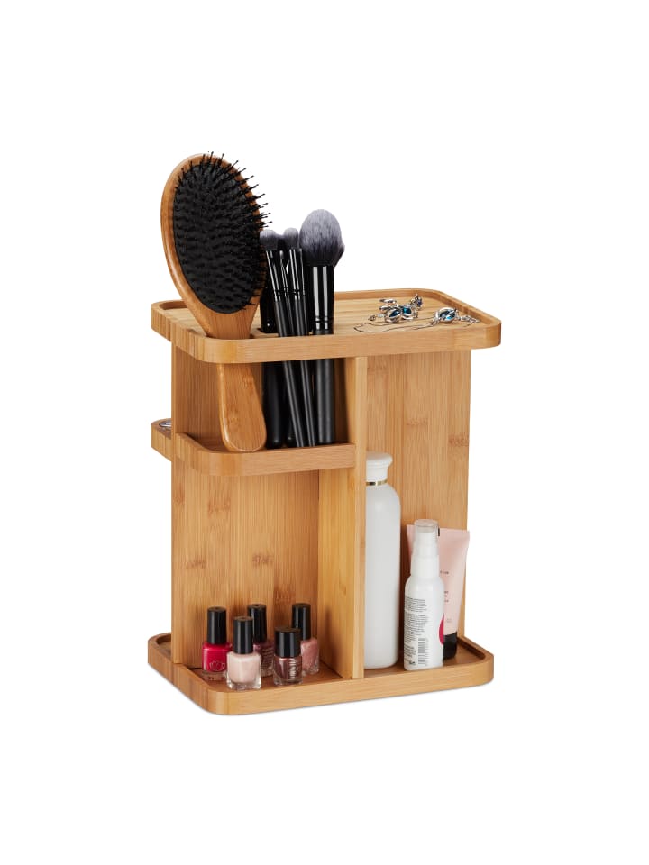 relaxdays Make-Up Organizer in Natur günstig kaufen onesize
