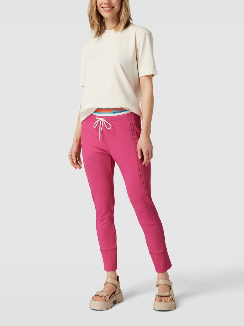 Sweatpants mit Teilungsnähten Modell 'FUTURE 4.0' in pink