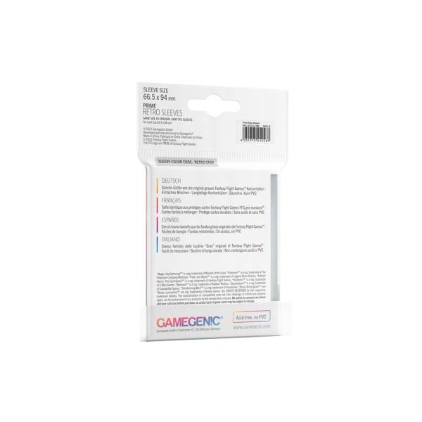 PRIME Retro Sleeves (66,5x94mm, 50 Kartenhüllen)