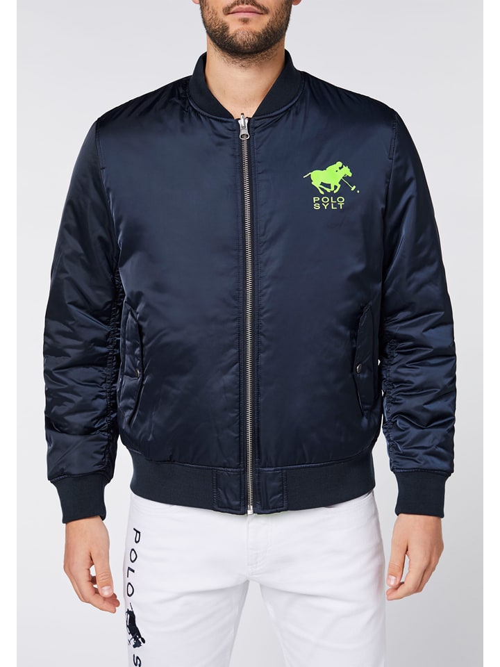 Polo Sylt Wende-Blouson in Dunkelblau/ Grün günstig kaufen