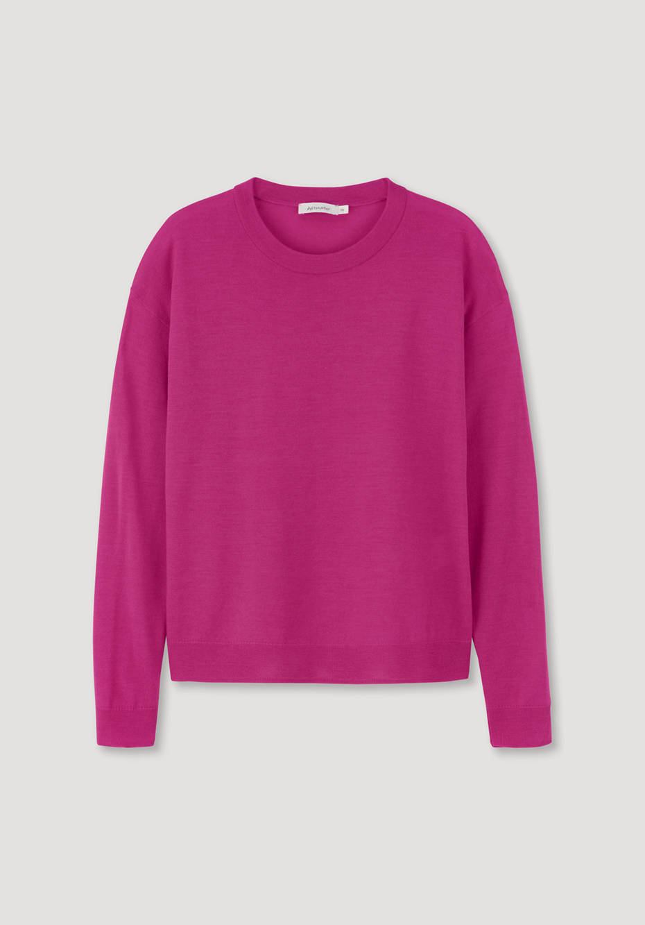 Rundhals-Pullover aus reiner Bio-Merinowolle