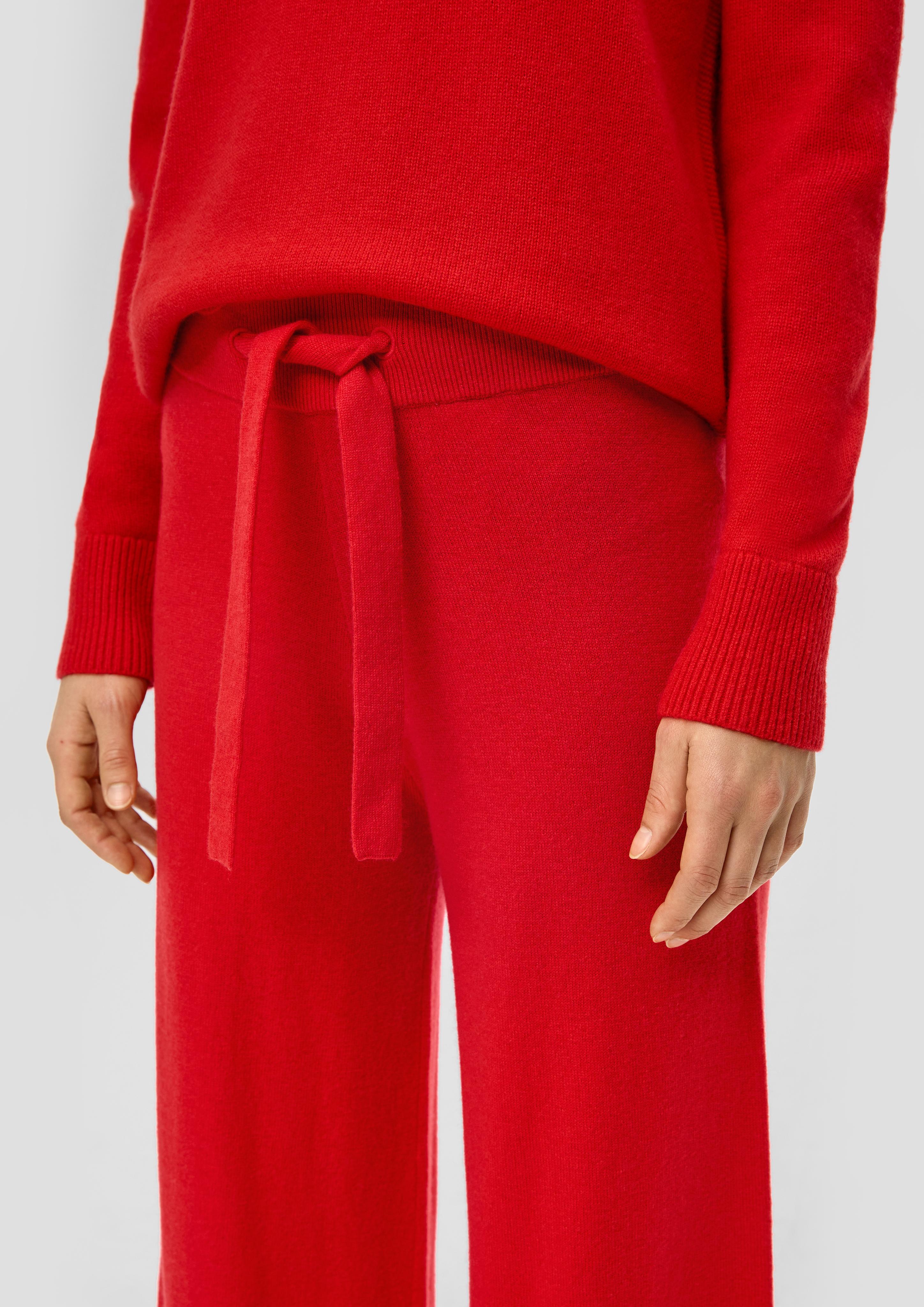 Wide Leg-Hose aus Merino-Kaschmir-Mix  2138045-3074