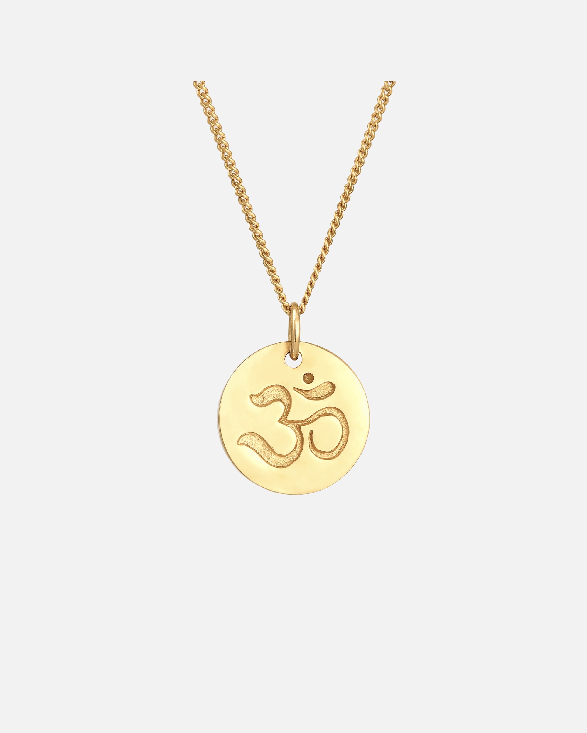 Elli Women's Pendant Plaque with Mantra Symbol in 925 Sterling Silver