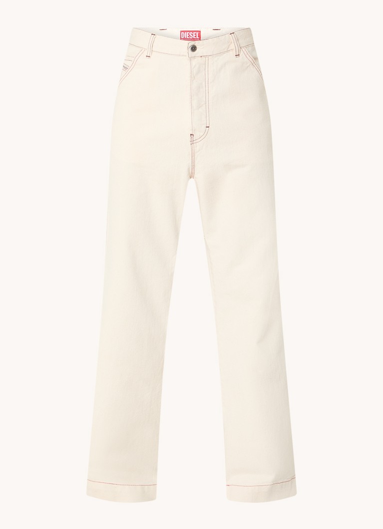 Diesel løs passform jeans med lett vask
