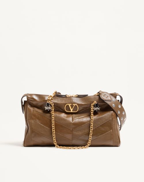 Bolsa de ombro Valentino Garavani Panthea Chevron Nappa