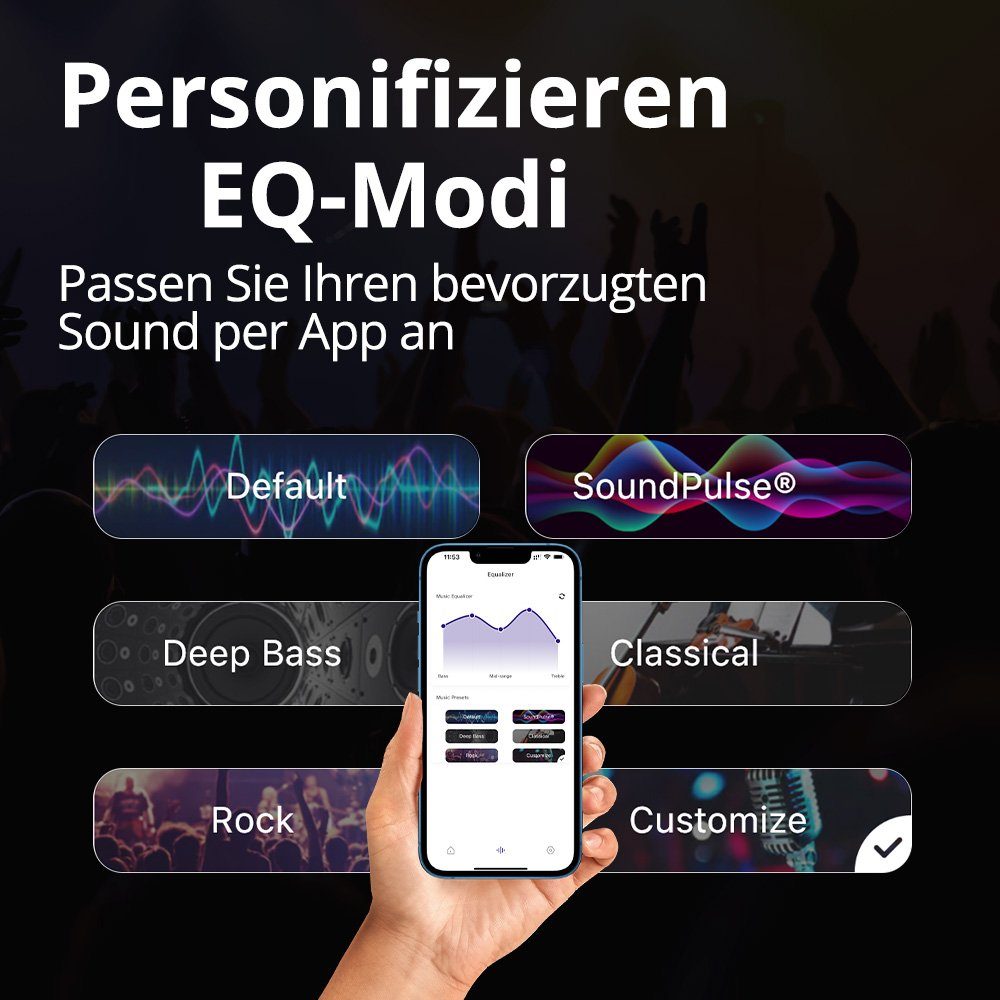 Tronsmart T7 Stereo Bluetooth-Lautsprecher (TF Card, APP, 30 W, LED-Modus)