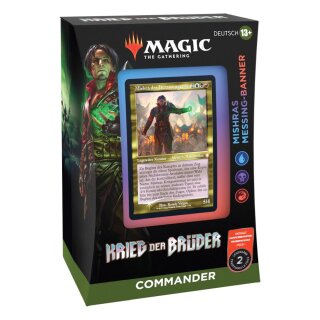Magic the Gathering: Krieg der Brüder Commander Deck Display (4) (DE)
