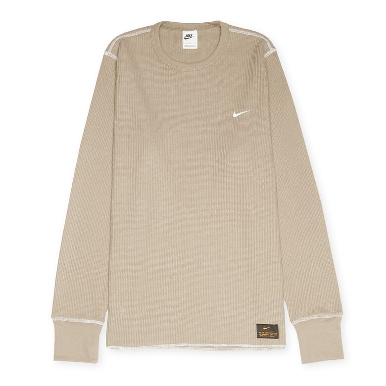 NIKE Life Heavyweight Waffle Top khaki/phantom/white
