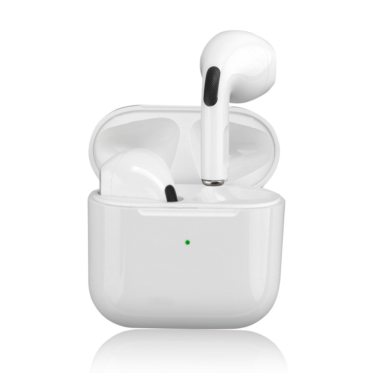 4smarts True Wireless Stereo Headset SkyPods Pro Headset (Sprachsteuerung, Google Assistant, Siri, Bluetooth, höhenverstellbar, 3 Jahre Herstellergarantie)
