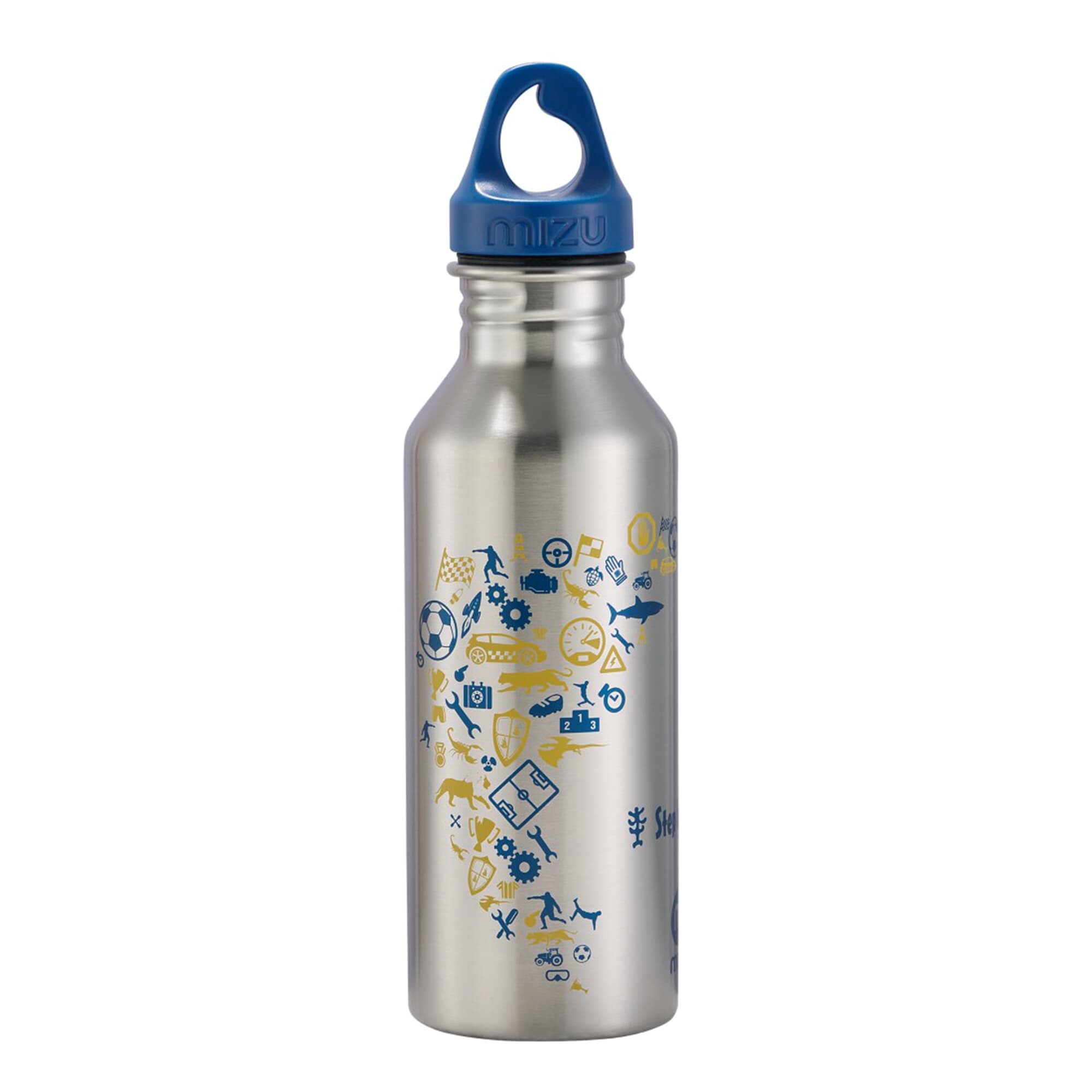 Edelstahl-Trinkflasche - Blue & Yellow