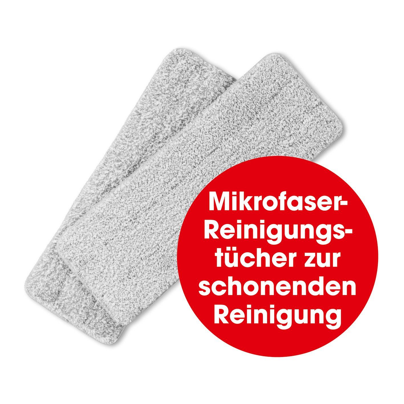 CLEANmaxx Wischmopp, Ersatz-Wischtuch 2er-Set