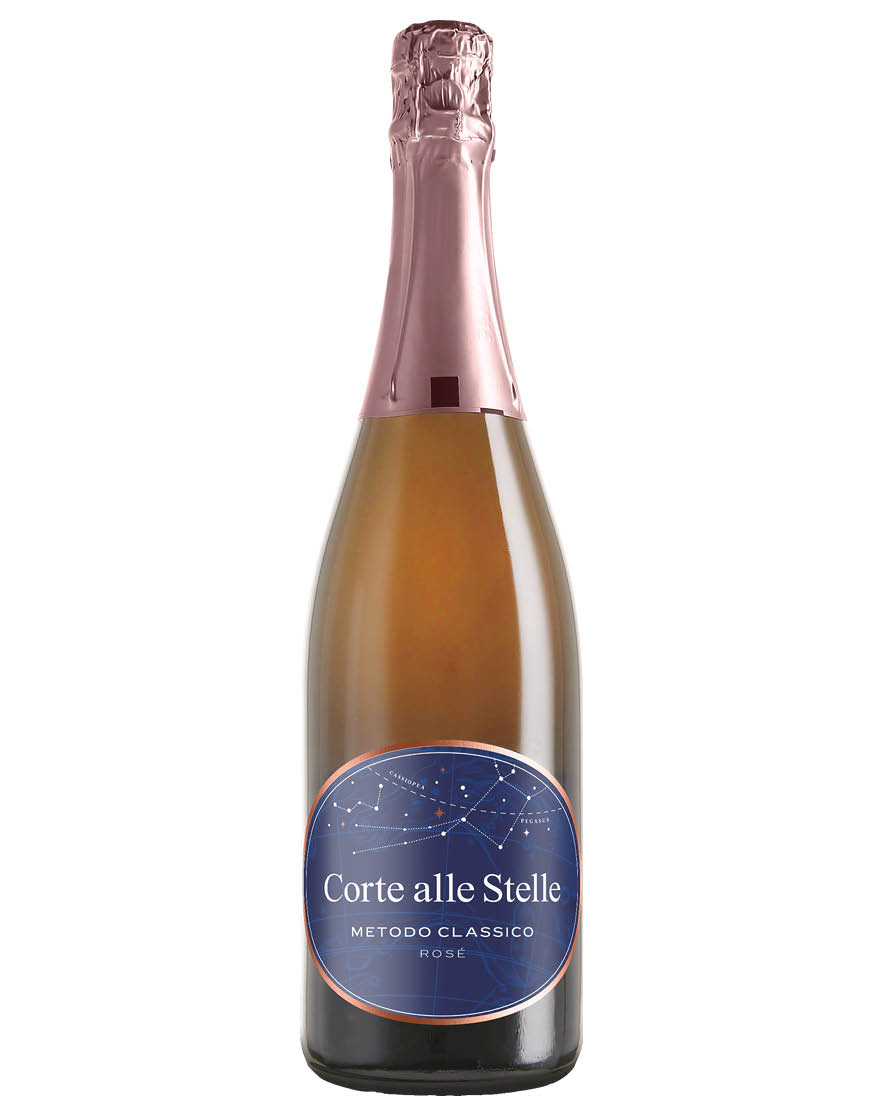 Vino Spumante di Qualità Metodo Classico Brut Rosé Corte alle Stelle 0,75 ℓ