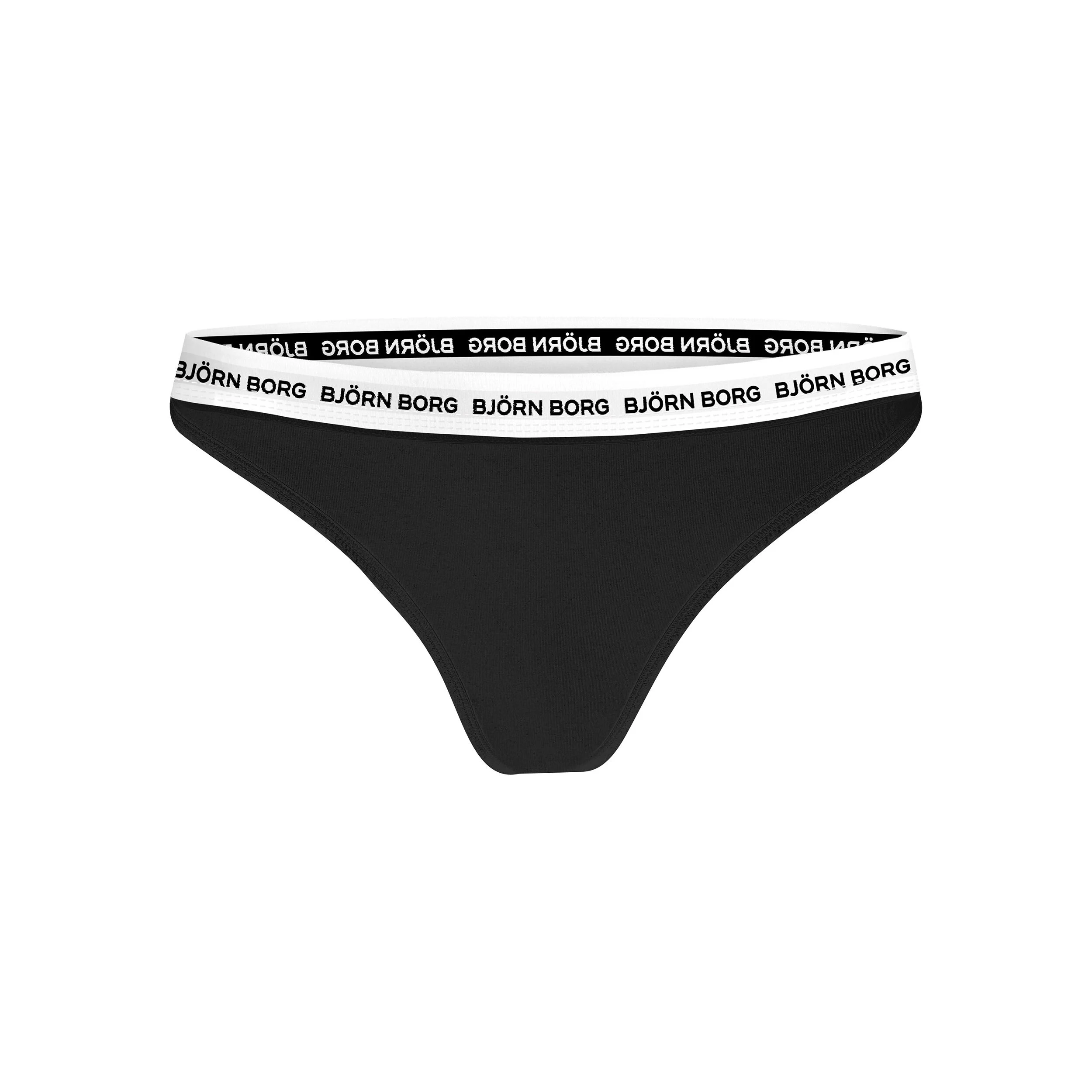 Core Logo String 2er Pack Damen - Schwarz, Weiß