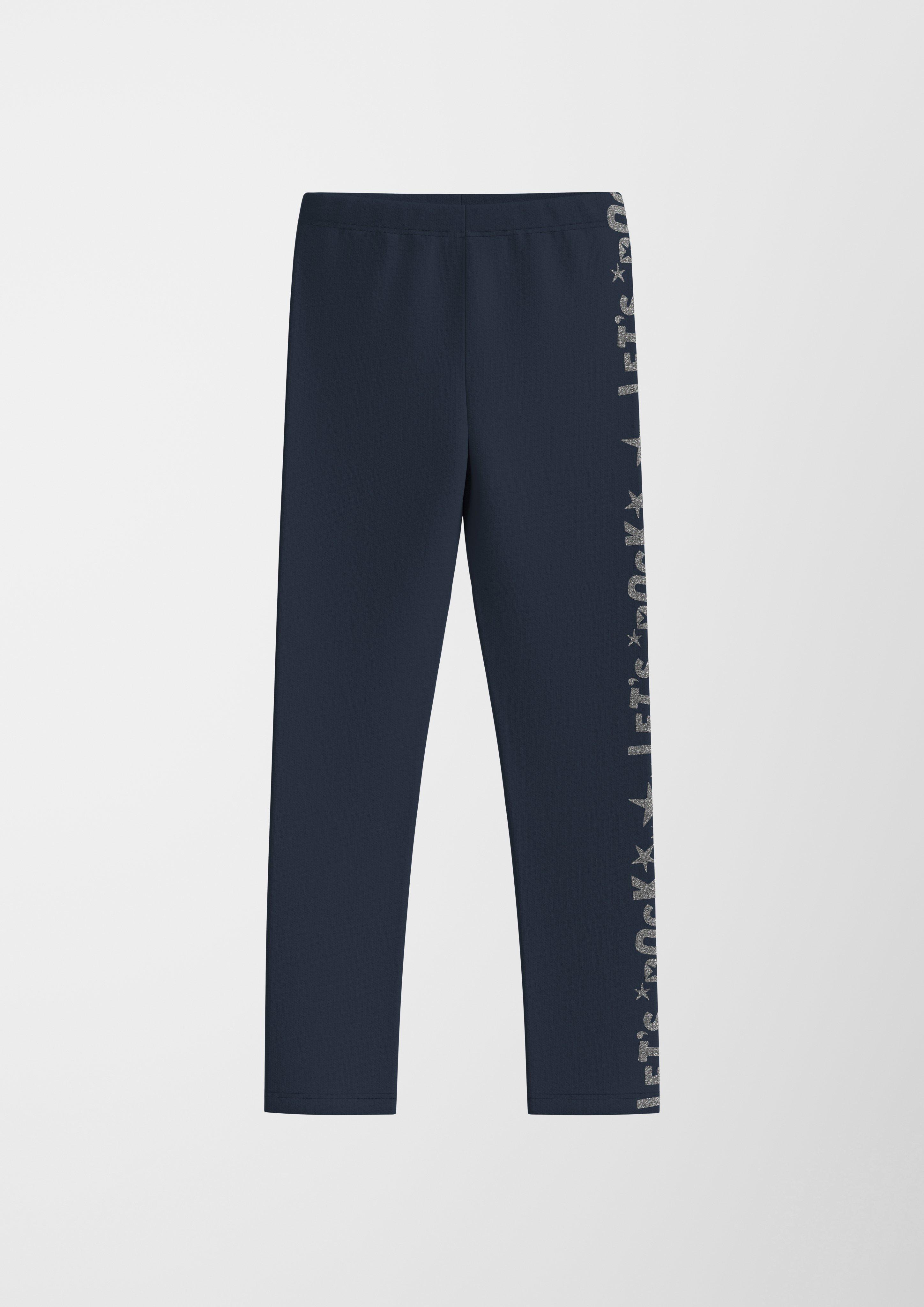 Slim: Leggings mit glitzernden Schriftprints  2137371-5952