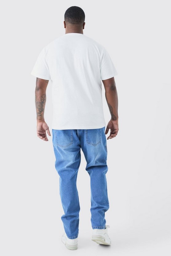 Plus Stretch Skinny Bikerjeans