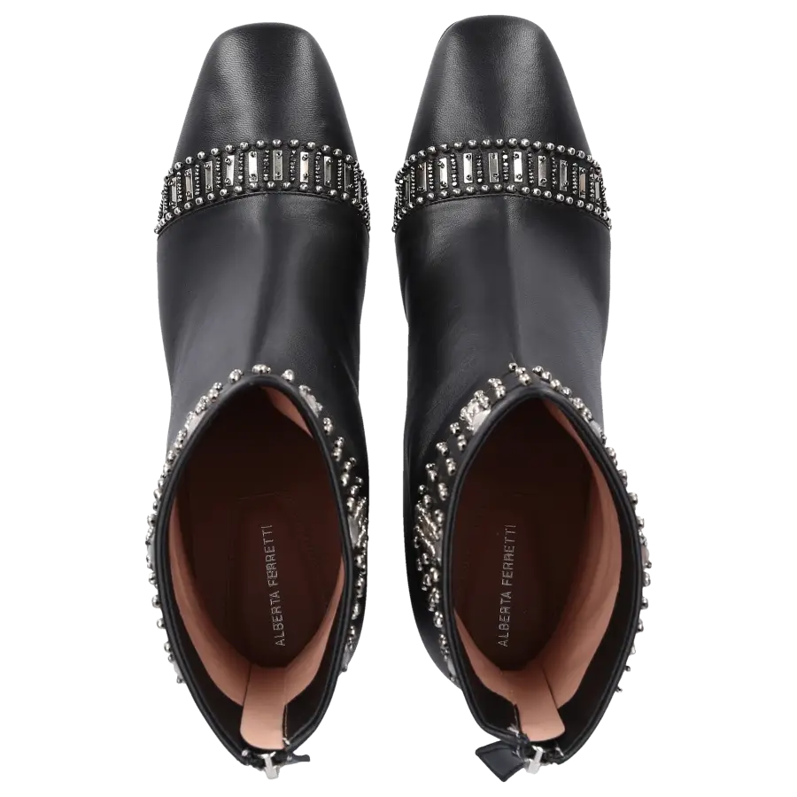 Alberta Ferretti - Stiefeletten A2101 Kalbsleder - schwarz