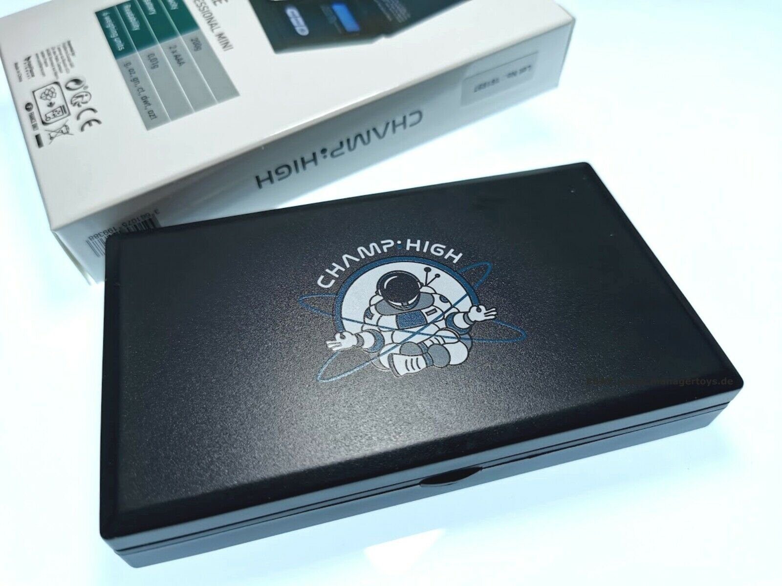 CHAMP HIGH Taschenwaage Feinwaage 200g / 0,01g Digitalwaage PROFESSIONAL MINI Waage Kleinwaage