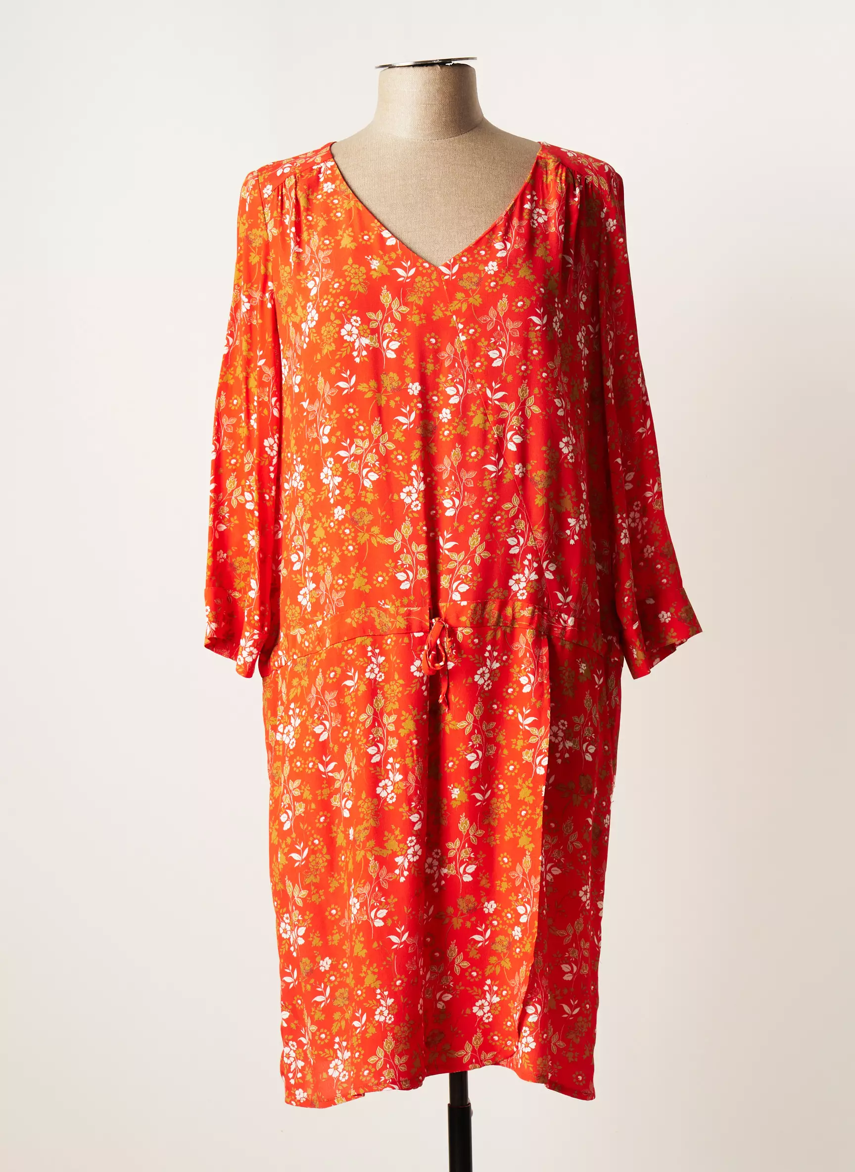 Le Petit Baigneur Robes Mi Longues Femme couleur orange