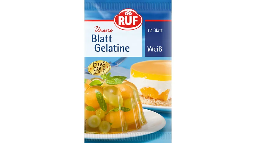 RUF Blatt Gelatine Weiss